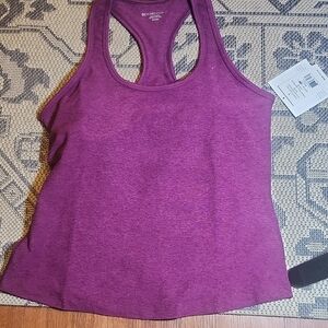 Beyond Yoga Women's Heathered Magenta Tank Top